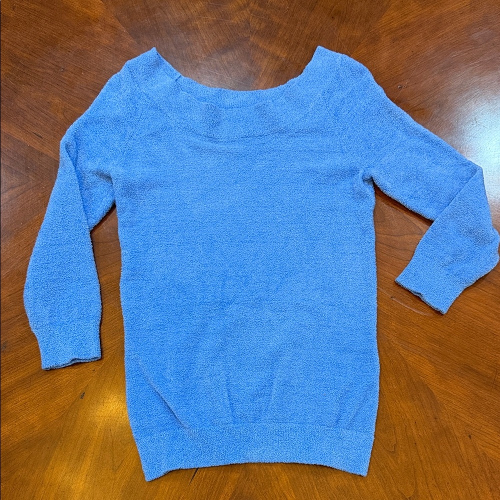 Cozy Blue 90s style  Women's‎ Crew Neck Sweater